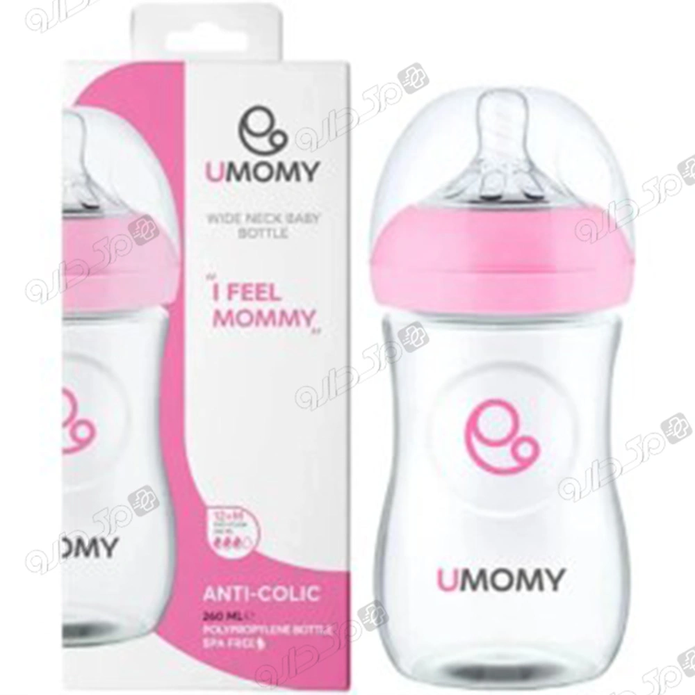 بطری پیرکس شیرخوری پروپیلن با دهانه عریض 150ml یومامی